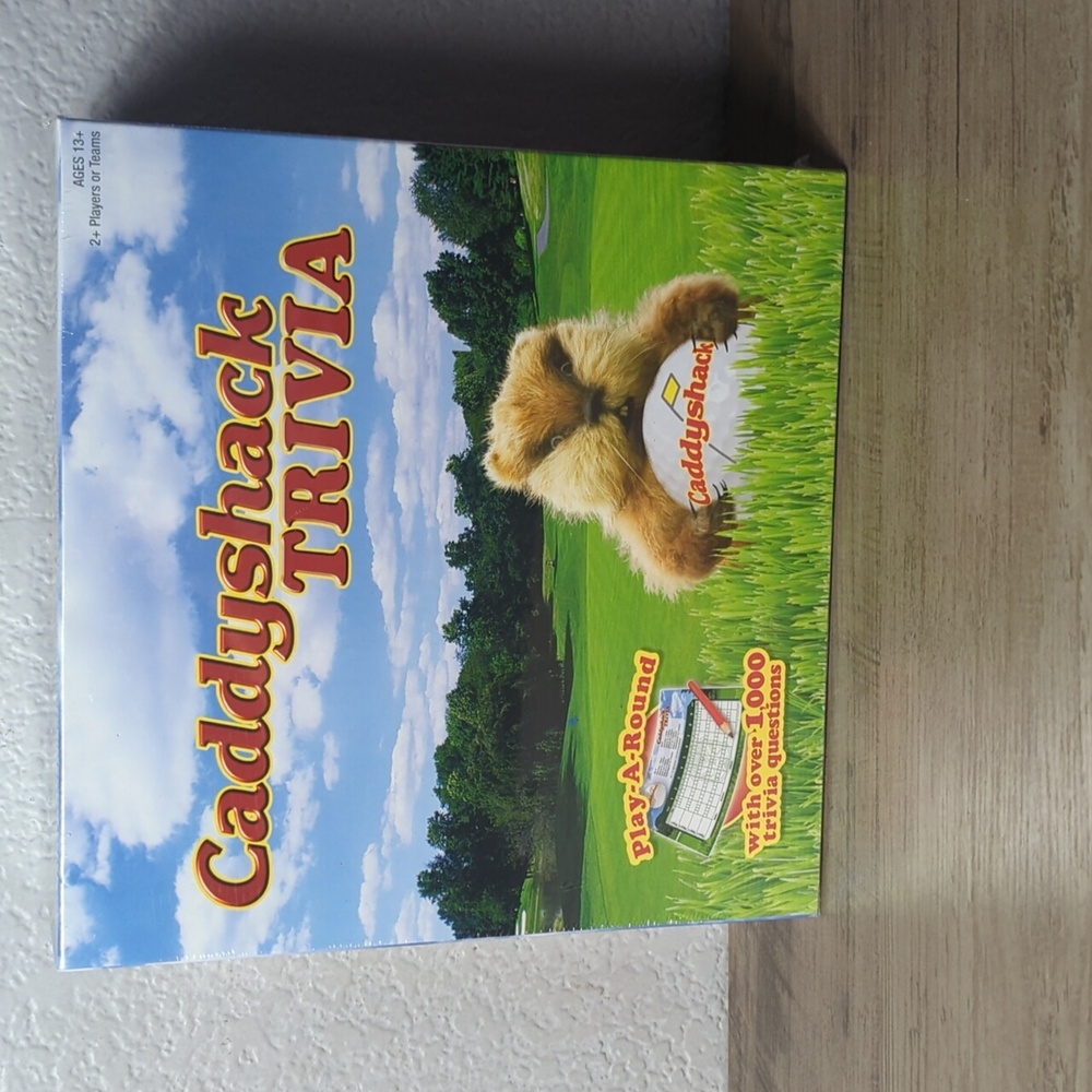 Caddyshack Trivia Board Game. Over 1,000 questions! New & Sealed!